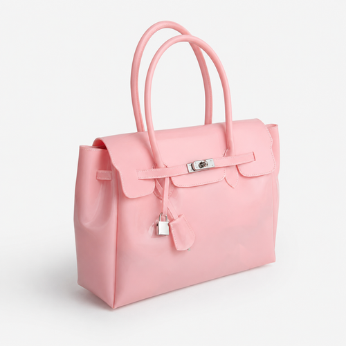 Jello Tote Pink getragen