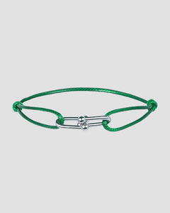 Twist Cord Silver Grün