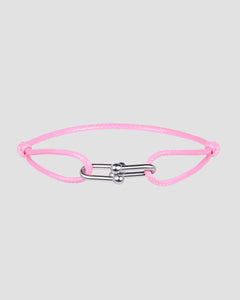 Twist Cord Silver Rosa