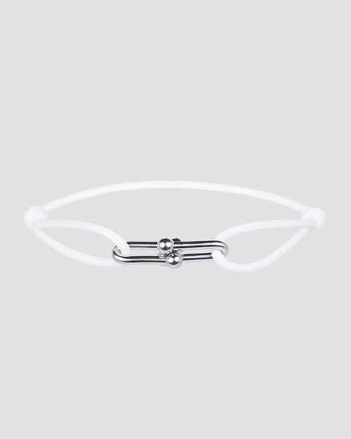 Twist Cord Silver Weiß