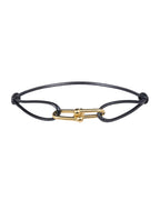 Twist Cord Gold Schwarz