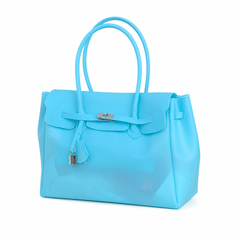 Jello Tote Blue getragen