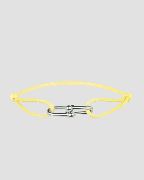 Twist Cord Silver Gelb